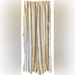 NWT Bella Dahl
Striped Wide-Leg Pants